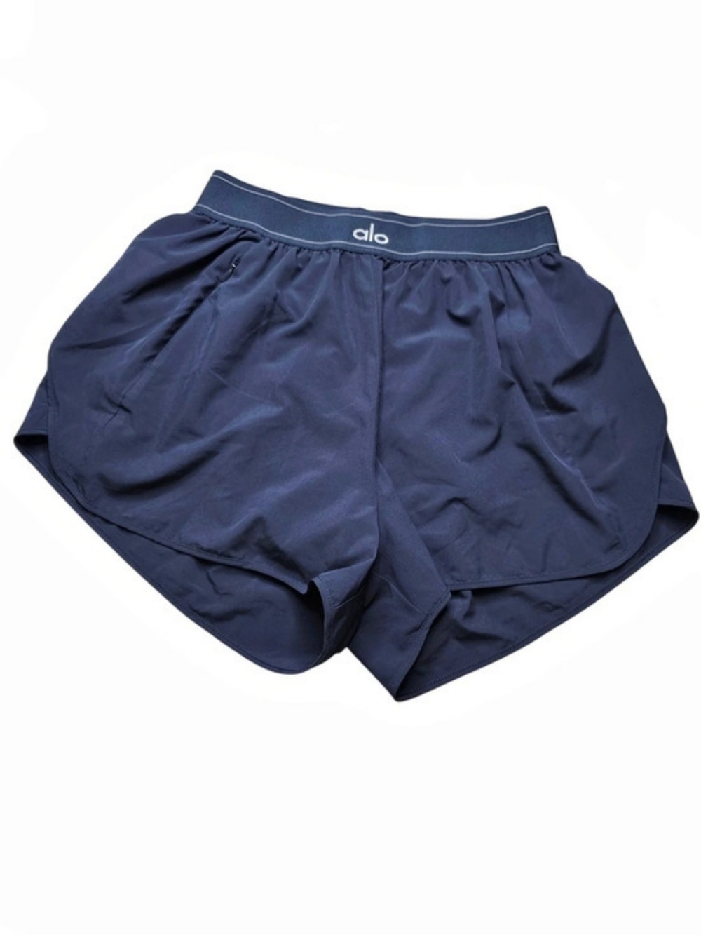 Alo Match Point Women's Athletic Shorts in Blue Like New
